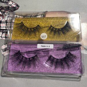 Bundle of Different Styles False Eyelashes, Fluffy Mink Lashes , Cat-Eye Look